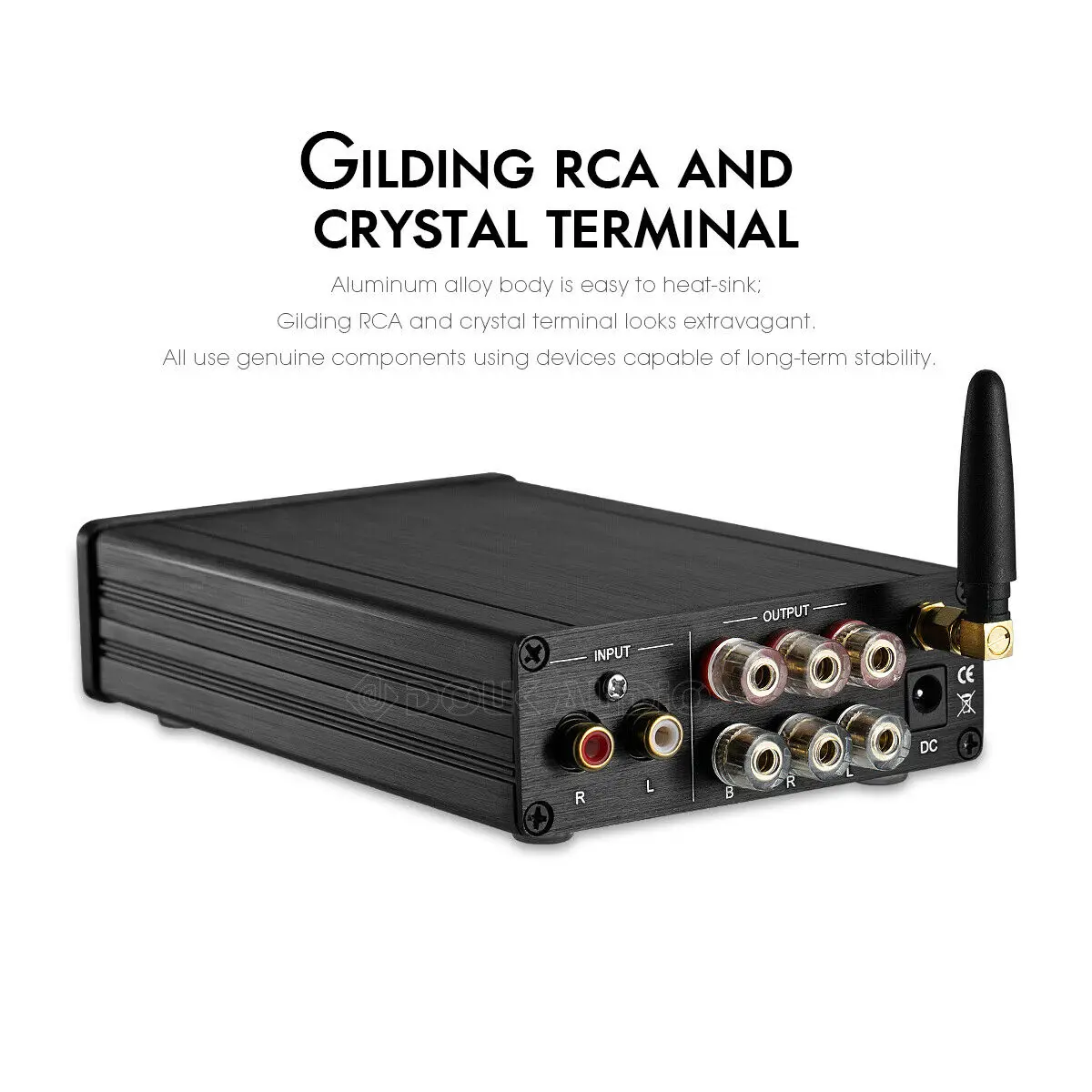 Comprar Nobsound HiFi 200W Bluetooth 5,0 estéreo 2,1 canales amplificador de potencia Subwoofer receptor de sonido PCM5102A Clase D Amp