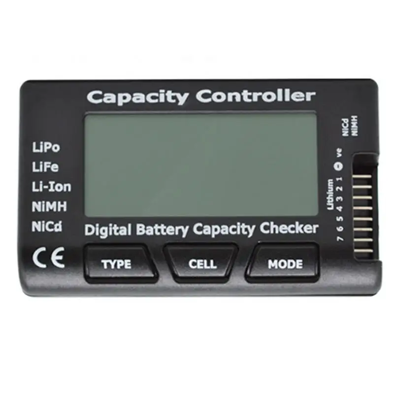 CellMeter с 7 цифровыми батареями проверка емкости батареи для LiPo LiFe Li Ion Nicd NiMH