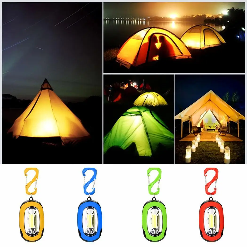 

Flashlight Chain Magnetic Eight Torch character Lamp Buckle COB Lights LED Working Camping Key Light Portable Shape