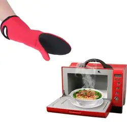 Предотвращающие ожоги тепловой держатель стойкая перчатка для выпечки хлопок Прихватки для кухонной духовки готовить устойчивый варежка
