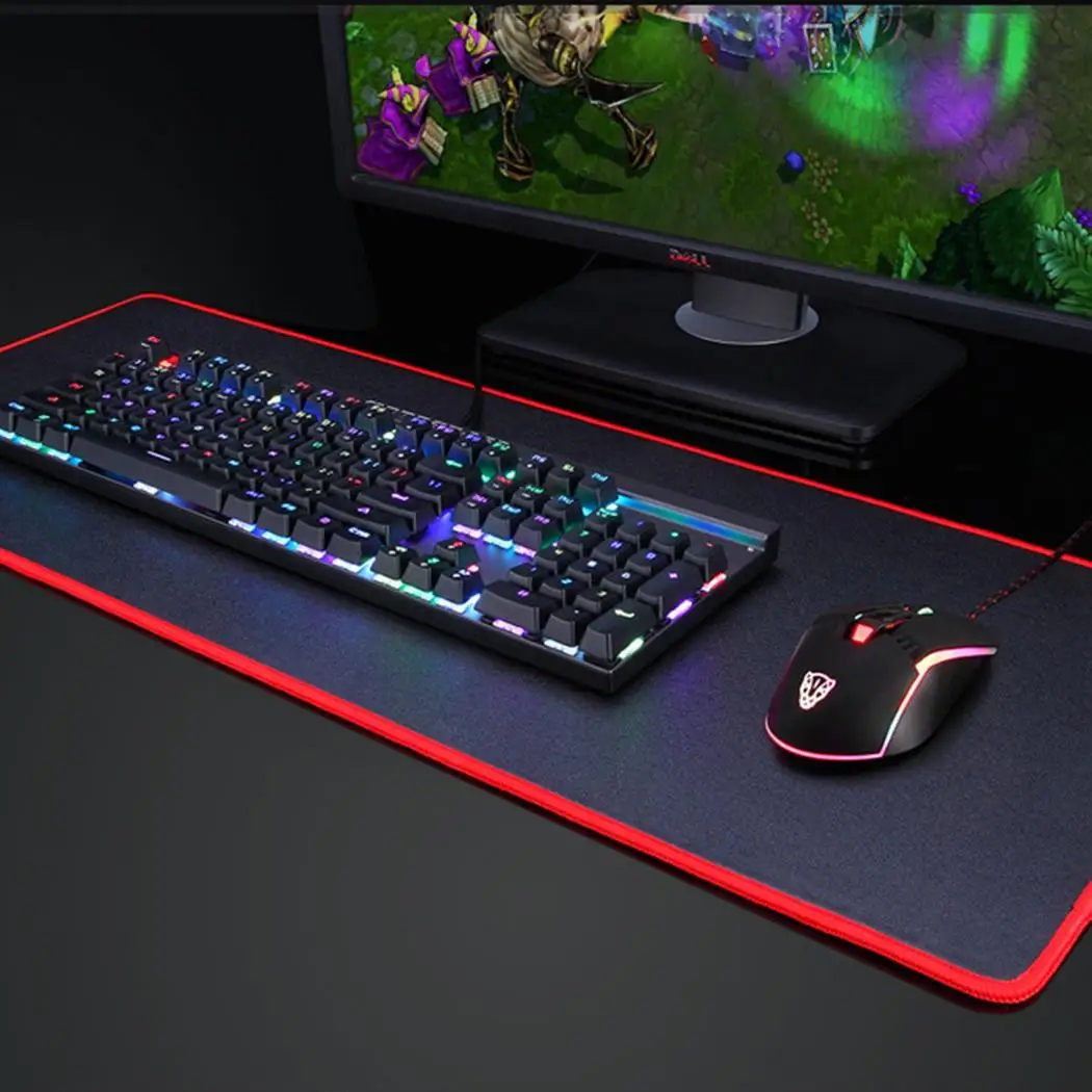 Coocheer оригинальный NKRO RGB подсветка механическая клавиатура 104 клавиш полный ключ FN
