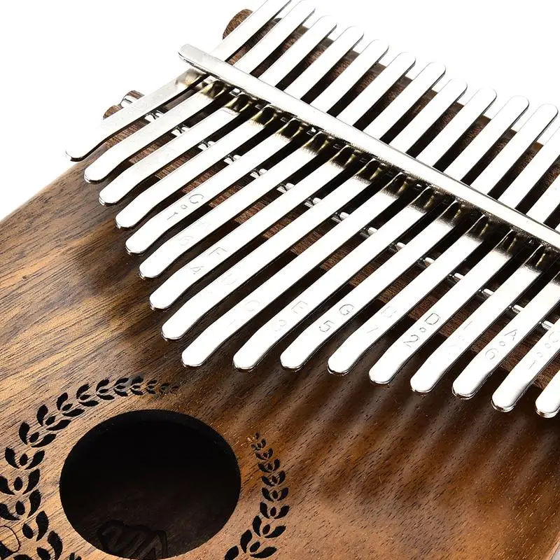17 клавишным электрическая коробка EQ Kalimba Портативный Акация деревянная пианино