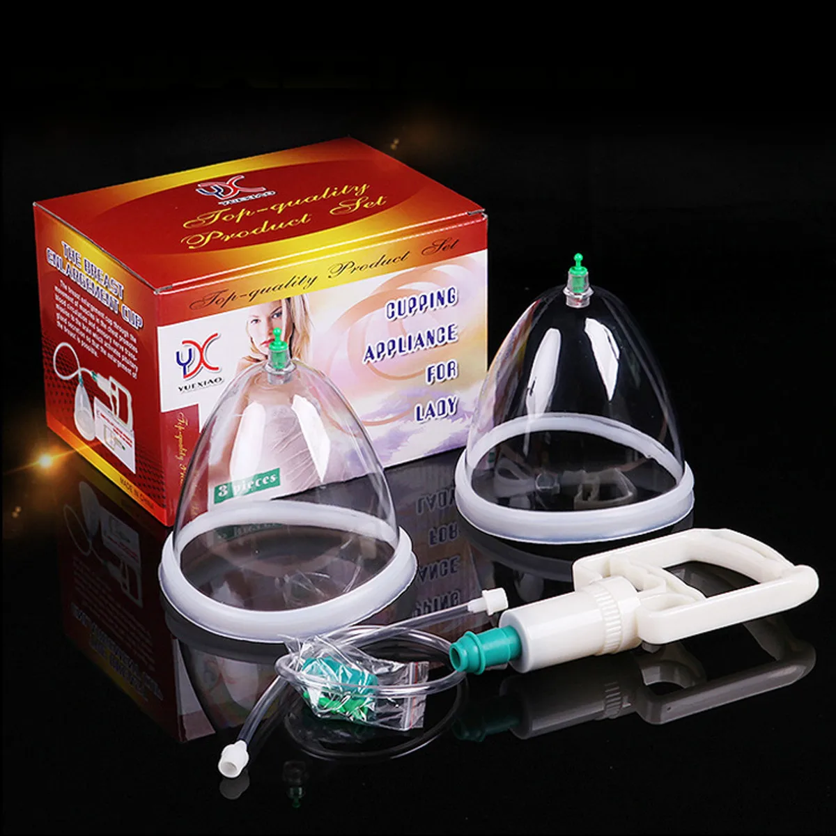 Koop Gezonde Borst   Billen Enhancement Pomp Lifting Vacuüm Zuig Cupping Zuig Therapie Apparaat voor dame met zuigpomp