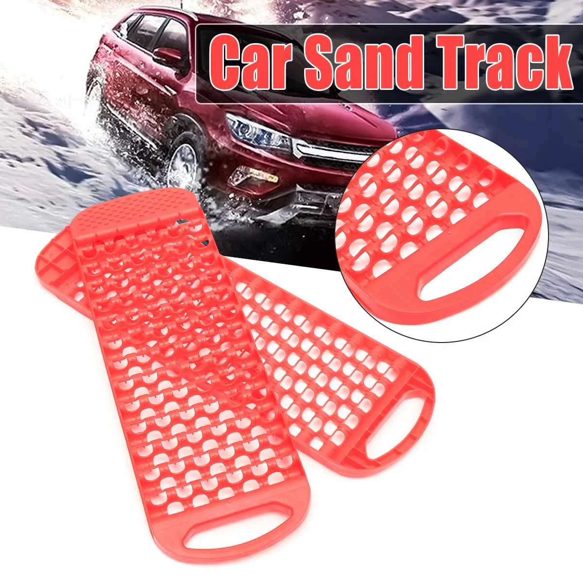 

2Pcs Car Tire Belt Snow Mud Chains Sand Track Recovery Tracks Car Auto Grass Snow Road ATV Tyre Anti-slip Chain Traction