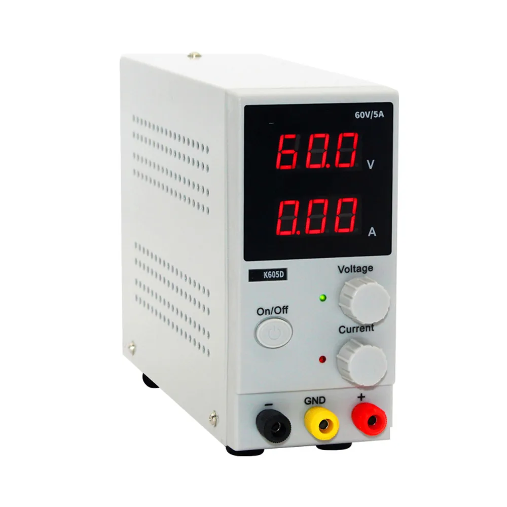 

K605D EU Plug 60V 5A DC Voltage Regulator Stabilizers Adjustable Power Supply 220V