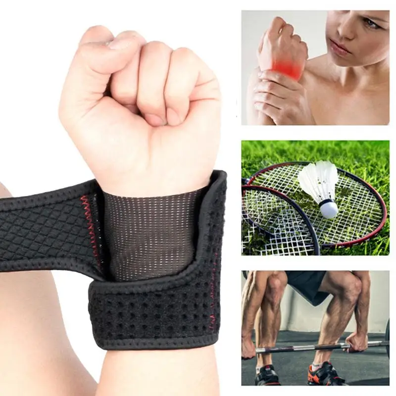 Спортивный бренд манжет для поддержки запястья руки протектор Sweatband унисекс