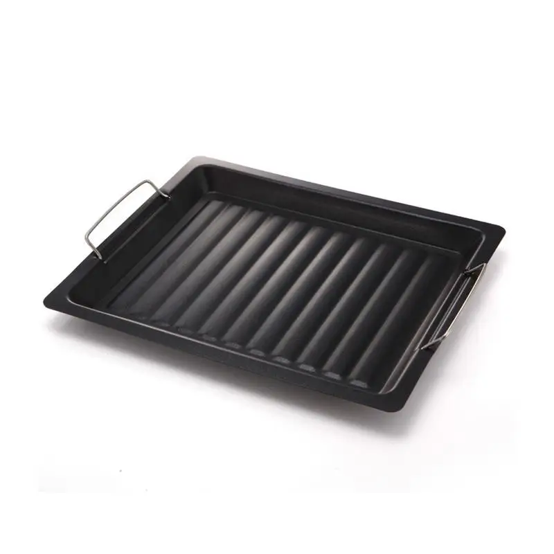 

Home Barbecue Iron Plate Barbecue Tray Tool Accessories - Non-stick Frying Baking Pan Outdoor Charcoal Tray Outdoor Supplies