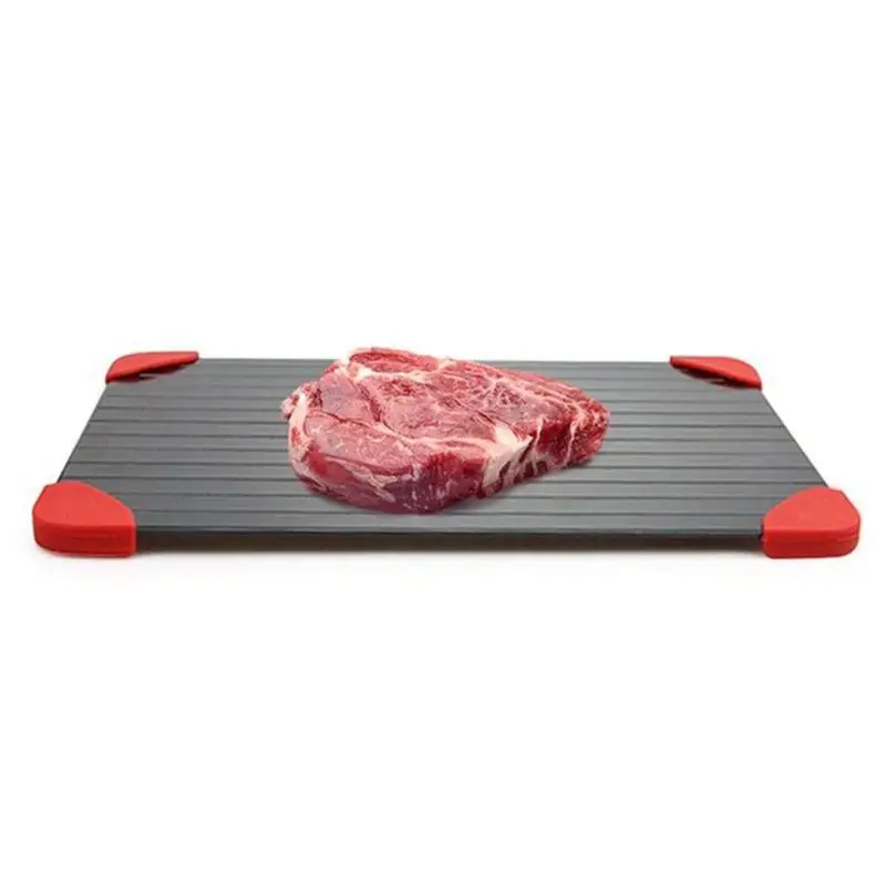 Rectangle Quick Defrost Tray Food Meat Pork Fish Thaw Frozen Plate Board