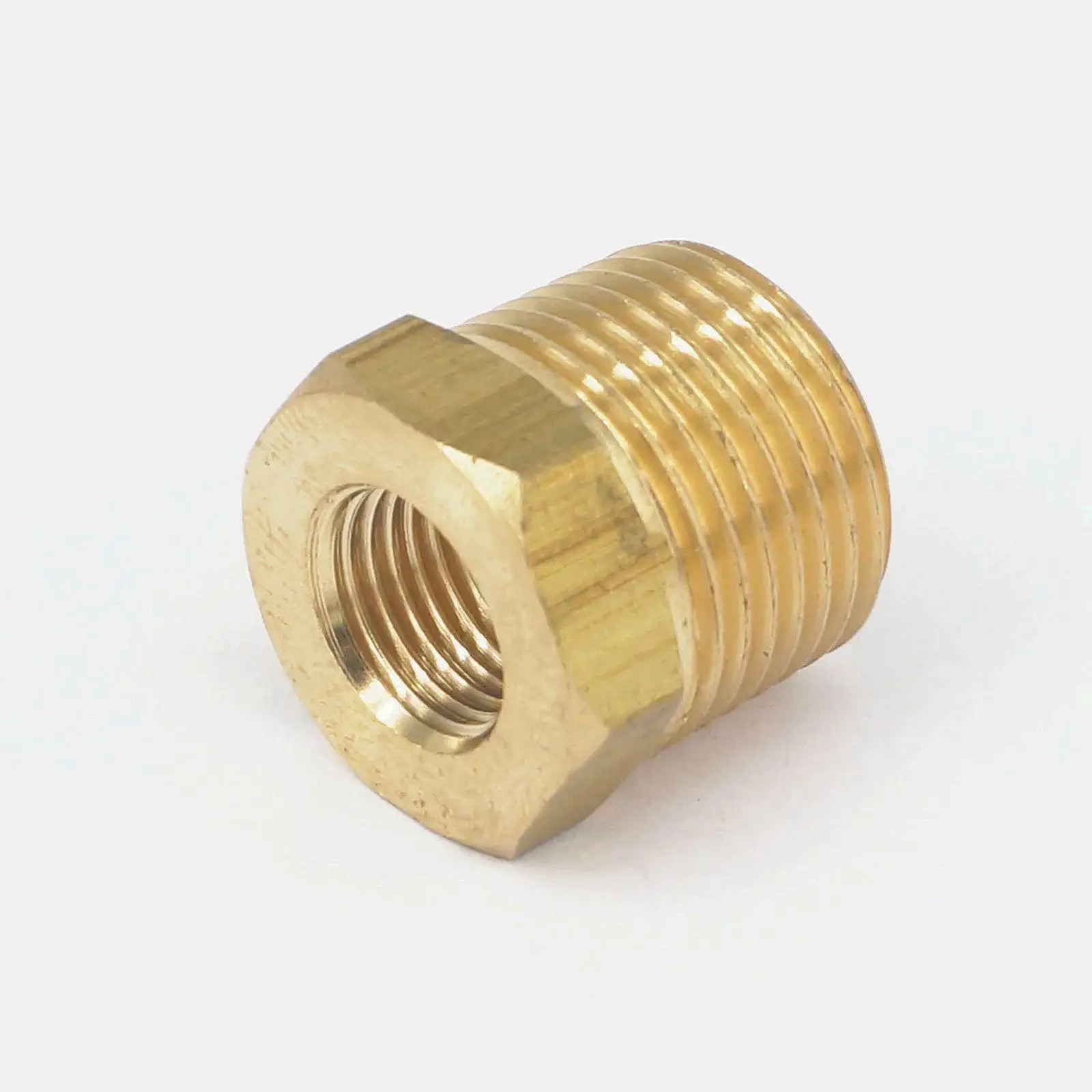 3/8 &quotBSPT Male x 1/4&quot NPT Female редукционная втулка латунный фитинг соединитель адаптер
