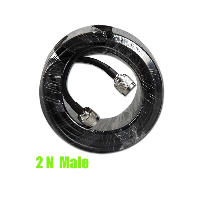 LEORY N male-N male type Low Loss RF коаксиальный кабель 50ohm 5 метров удлинительная антенна Соединительный усилитель сигнала сотового телефона 5 м