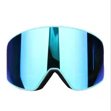 Цилиндрический двойной анти-туман сноуборд слой лобовое стекло лыжный горный унисекс Велоспорт Открытый очки двойная защита
