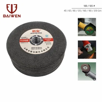 

4" Fiber Cut Off Wheel Grinding Discs For Angle Grinder Cutting Iron Metal Stainless Steel 5/10/15/20/25Pcs