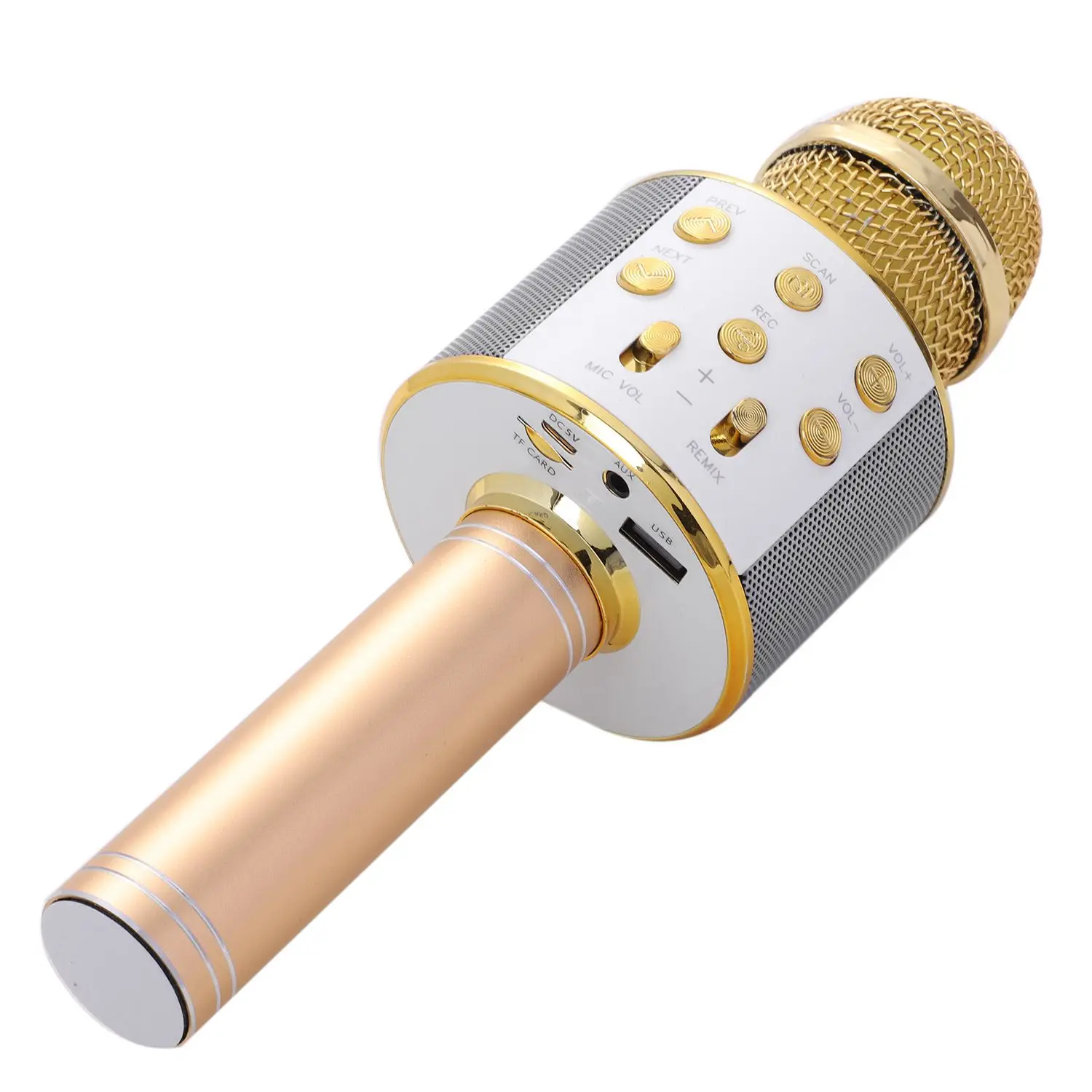 

Professional Handheld Bluetooth Wireless Karaoke Microphone Phone Player MIC Speaker Record Music KTV Microphone