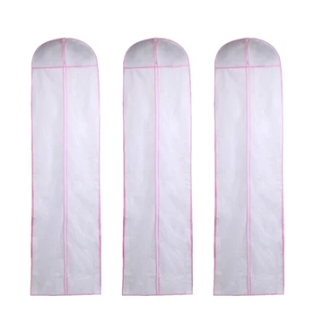 

Non-woven Fabric Storage Bag Anti-dust 150cm Long Dustproof Protective Holder Bag Container for Wedding Dress Garment Home