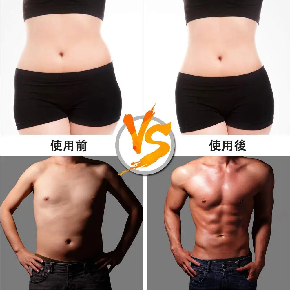 EMS Muscle Stimulator ABS Men Abdominal Muscle Trainer Smart Fitness Slimming Waist Belt Full Body Muscle Exerciser