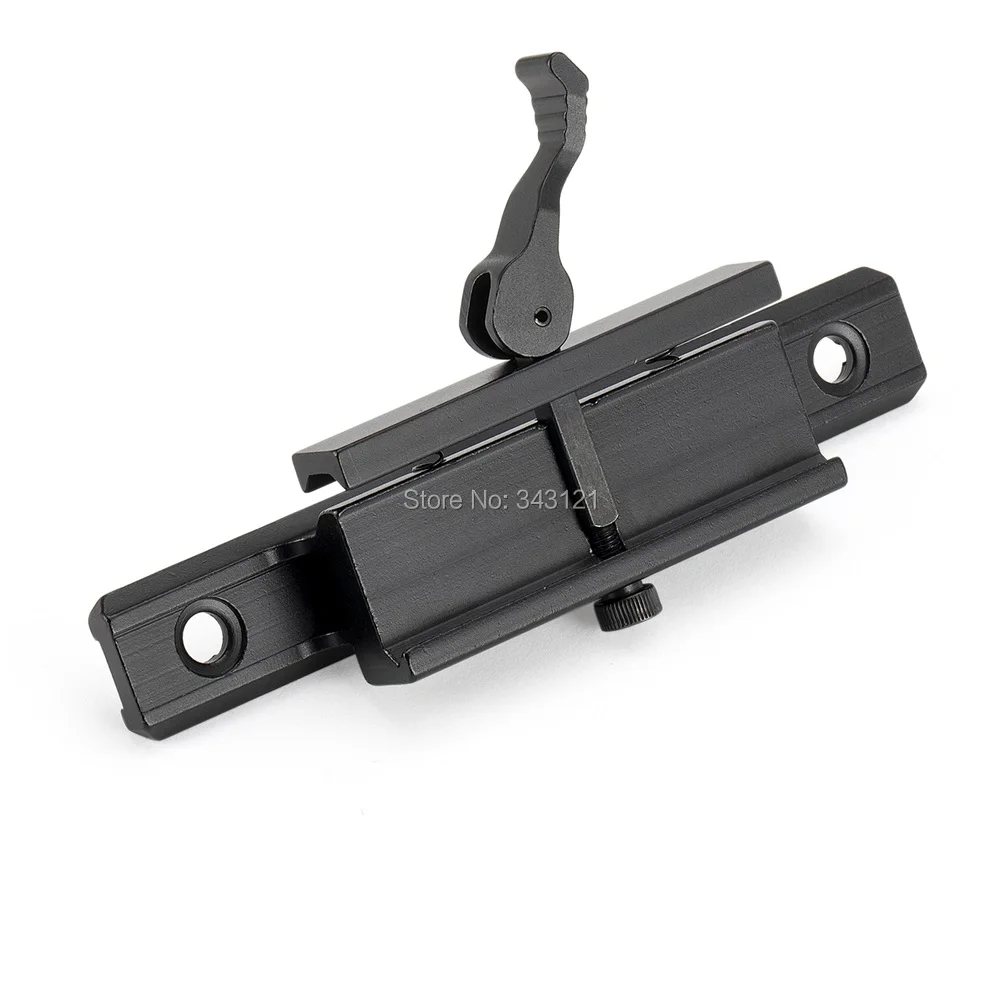 AloneFire KCD0038 QD Quick Release Mount Adapter 13 слотов Fit 20 мм Пикатинни Вивер рельс база охотничий Пистолет Аксессуары