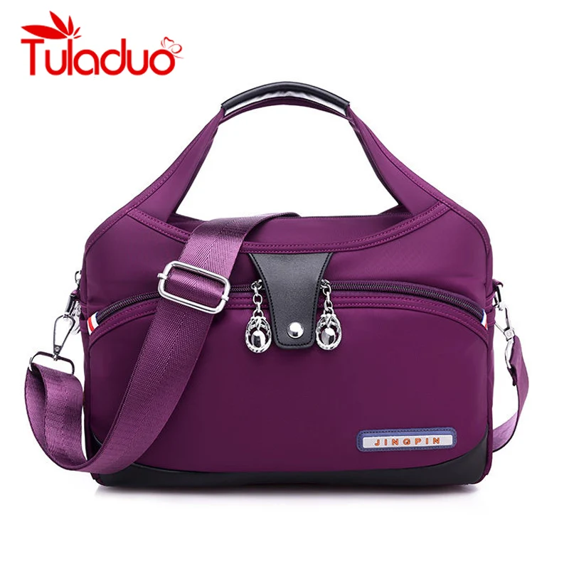النايلون كبيرة النساء حقيبة ساع حقائب سيدات للماء الإناث حقائب كتف مصمم عالية الجودة Crossbody حقائب للنساء