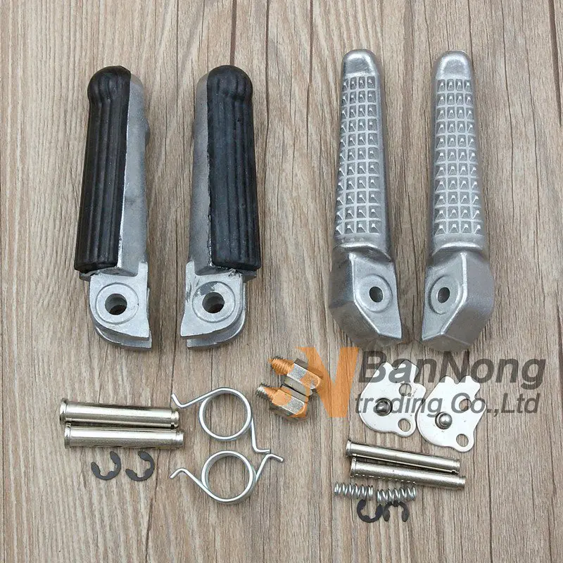 

Motorcycle Front Rear Footrests Foot peg For Honda CBR250 NC 19/22 CBR400 NC 23/29 NSR250 RVF400 NC 35 VFR400 NC 24 30