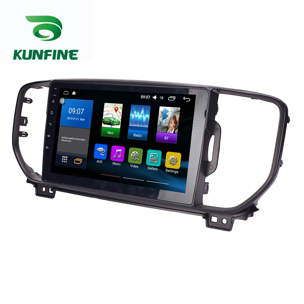 Восьмиядерный 1024*600 Android 8 1 автомобильный DVD GPS навигационный плеер Deckless стерео для