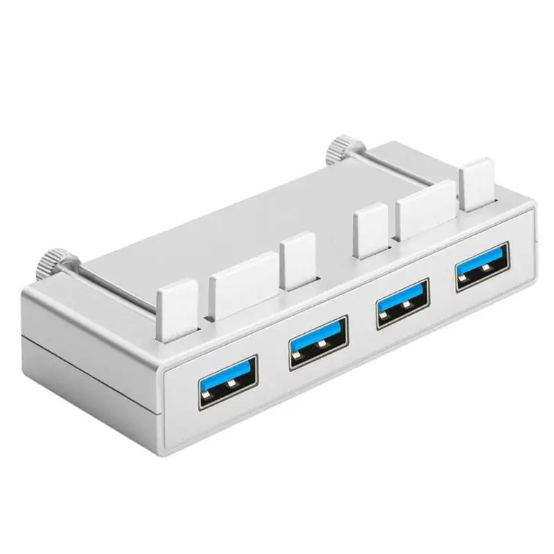 

4 Port USB 3.0 Hub Splitter Adapter with DC Power Interface 5Gbps USB Hubs for iMac Slim Unibody PC for Mac OS Windows Linux
