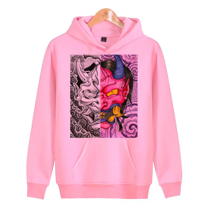 

hannya 3D Hoodies Men/Women Harajuku Sweatshirt casual Clothing tops plus size Drop shipping N3043