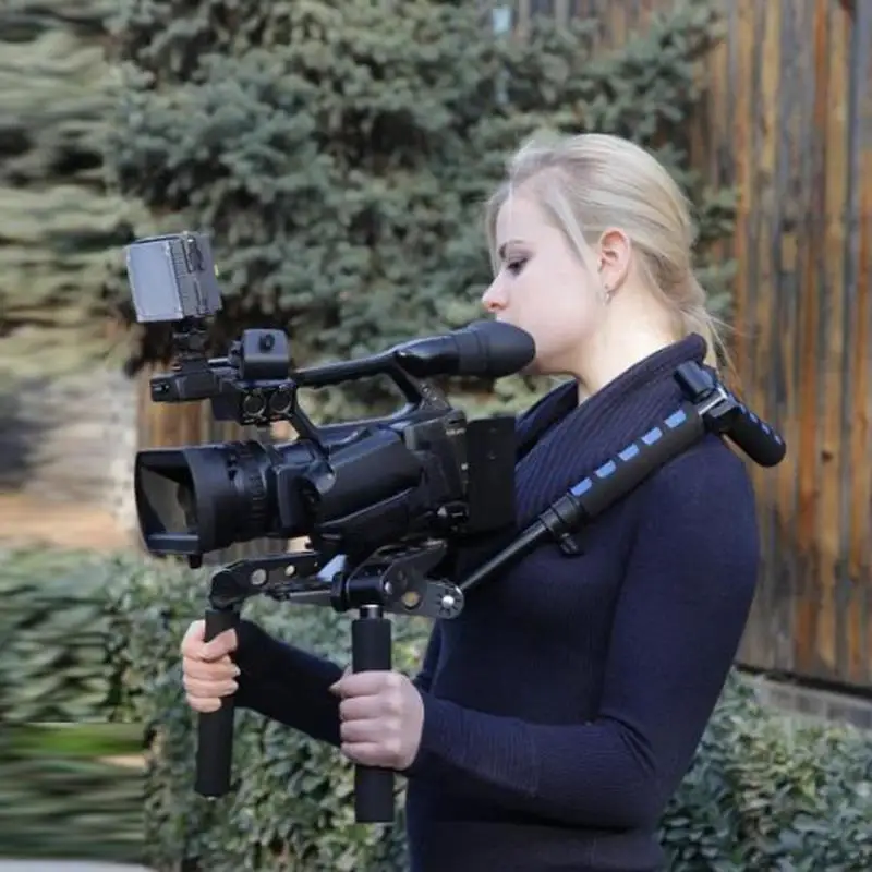 

Camera Shoulder Stabilizer Bracket Damping Shock Absorption Steadicam Stand Multipurpose Professional tripod for DV SLR camera