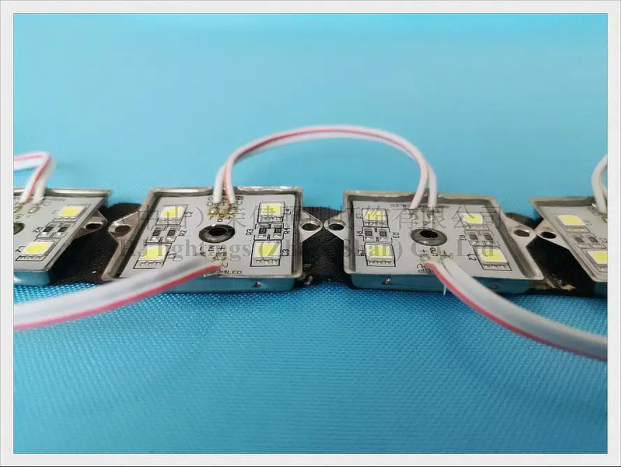Светодиодный модуль 5050 Светодиодный модуль Водонепроницаемая светодиодная Лампа для проектора для письма канала DC12V 4 светодиодный 0,96 W