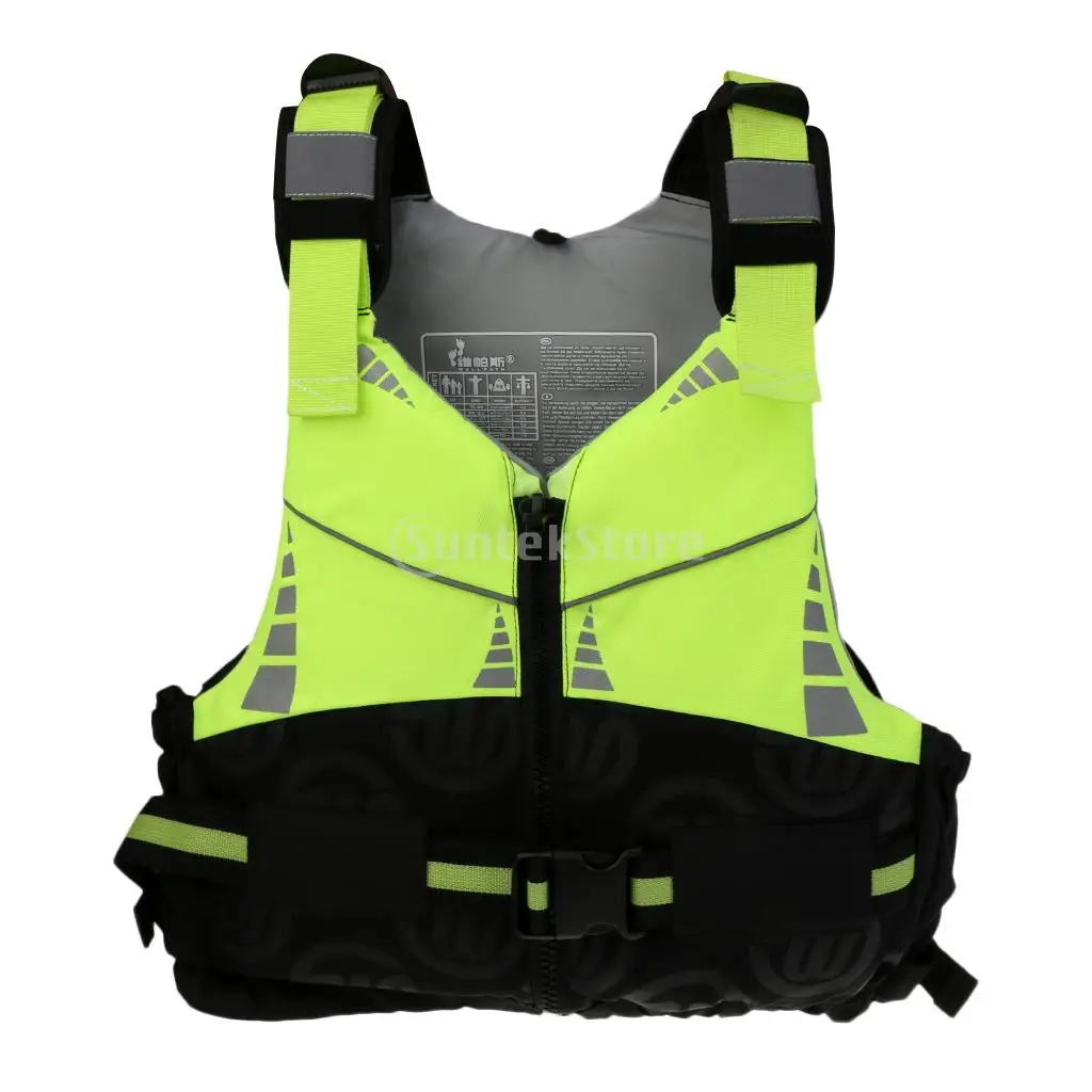 

Unisex Adult Professional Life Jacket Kayak Canoe Boat Sailing Swimming Wakeboard Paddleboard Fishing Jet Ski Buoyancy Aid Vest