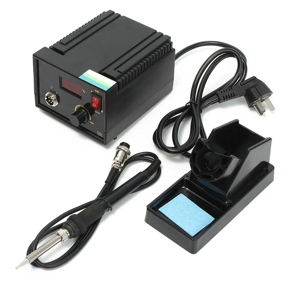 

220V 75W ESD Digital Constant Temperature Control Anti Static Soldering Station Solder Iron Rework Stations 967