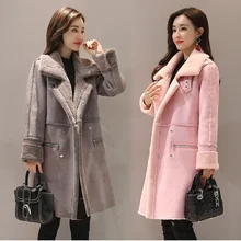 M-2XL, новинка, Женское зимнее пальто, длинная толстая куртка, костюм, женские меховые куртки, элегантные женские тонкие пальто, высокое качество