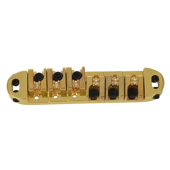 

Golden Abr-1 Style Tune-o-matic Bridge & Tailpiece Gold for Gear Replacement