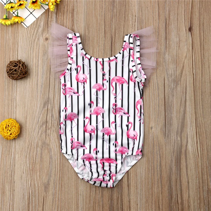 flamingo swimming costume