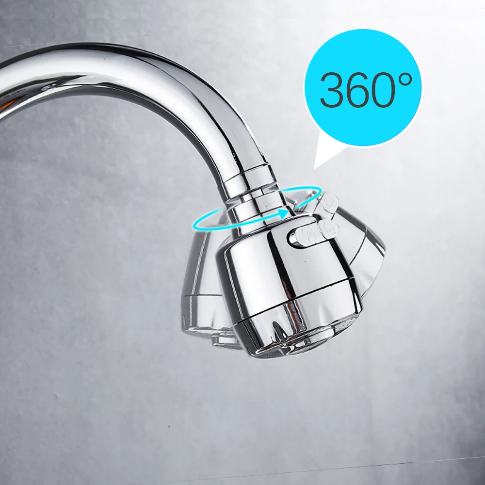 16.5/7.5cm Faucet Water Bubbler Saving Tap Aerator Diffuser Filter Nozzle Connector Adapter 360 Rotatable | Обустройство дома