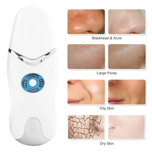 Ультразвуковая щетка для кожи кисточка для чистки пор удаление акне чёрных точек фотонное омоложение средство для ухода за кожей