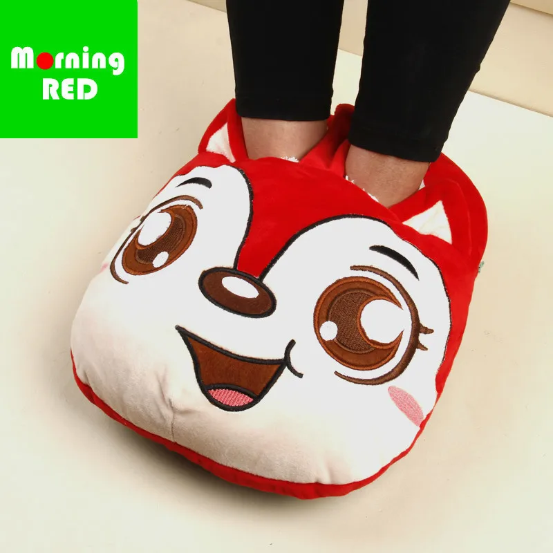 

Cartoon Thick Plush Charging Warm Foot Treasure Office Electric Heating Shoes Leisure Entertainment Hot Water Bag