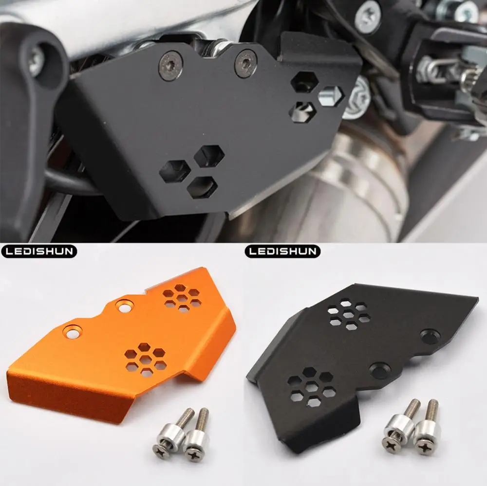 CNC Moto Rear Brake Fluid Reservoir Guard Cover Protect Pour KTM 1090 Adventure CNC Moto Rear Brake Fluid Reservoir Guard Cover Protect Pour KTM 1090 Adventure