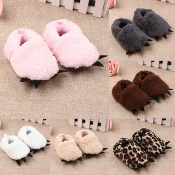 

2019 Infant Baby Boy Girl Shoes Booties Slippers Soft Sole Crib Shoes Prewalker 0-18M