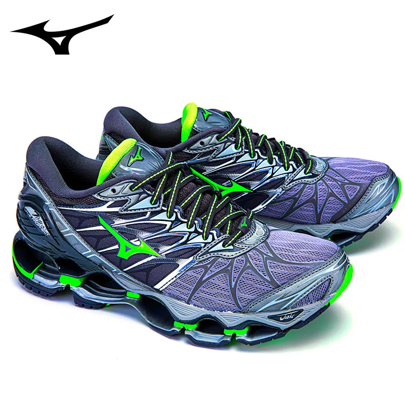 Mizuno Wave Prophecy 7 Professional Sneakers Green Colors Men Shoes Running Shoes Tenis Mizuno for Men WeightLifting Size 40-45