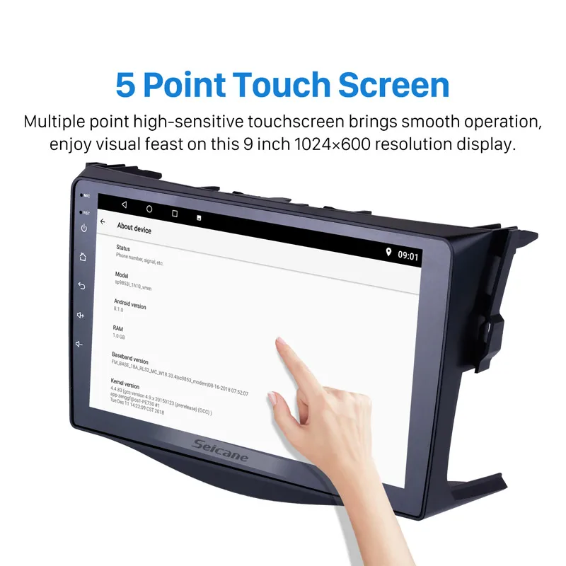 Seicane 9 дюймов радио Android 10,0 для 2007-2013 Toyota RAV4 Автомобильный gps навигатор рулевое колесо управление Поддержка Зеркало Ссылка TPMS
