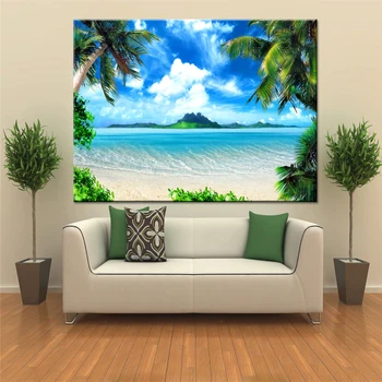 

Decorative Modular Wall Art Abstract Prints Pictures 1 Panel Sea Landscape Framework Canvas Painting Shipped 24 Hours