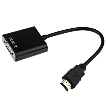 

CY High Quality HDMI to VGA Adapter Male To Famale Converter Adapter 1080P Digital to Analog Video Audio For PC Laptop Tablet