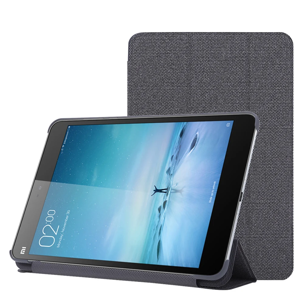 

Original Xiaomi Mi Pad 2 PU + Plastic Protective Case with Triple Folding Design Stand Function Tablet Screen Protectors