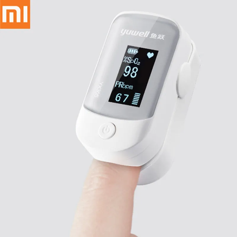 

Xiaomi Yuwell Digital Fingertip Pulse Oximeter Blood Oxygen Saturation Monitor OLED Screen High-Speed Sensor Auto Power Off