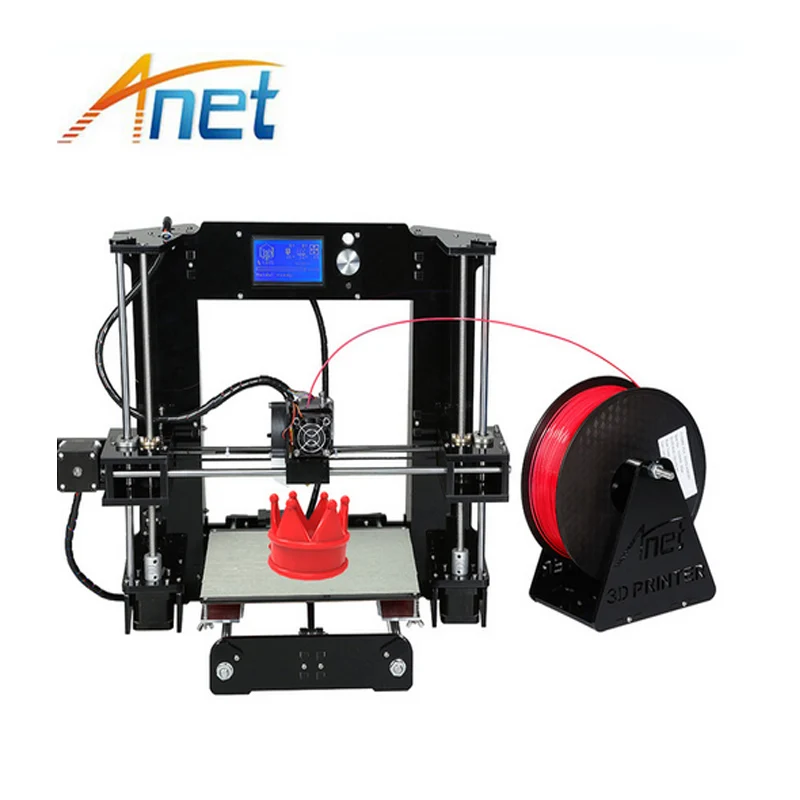 

High Precision Anet A6/A8 3d Printer Super Easy to Assembled Industrial 3D Printer Metal DIY Kit Best for Home and Office Used