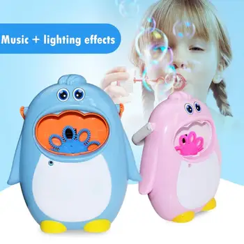 

Cute Penguin Automatic Bubble Machine Blower Maker Party Summer Outdoor Toy