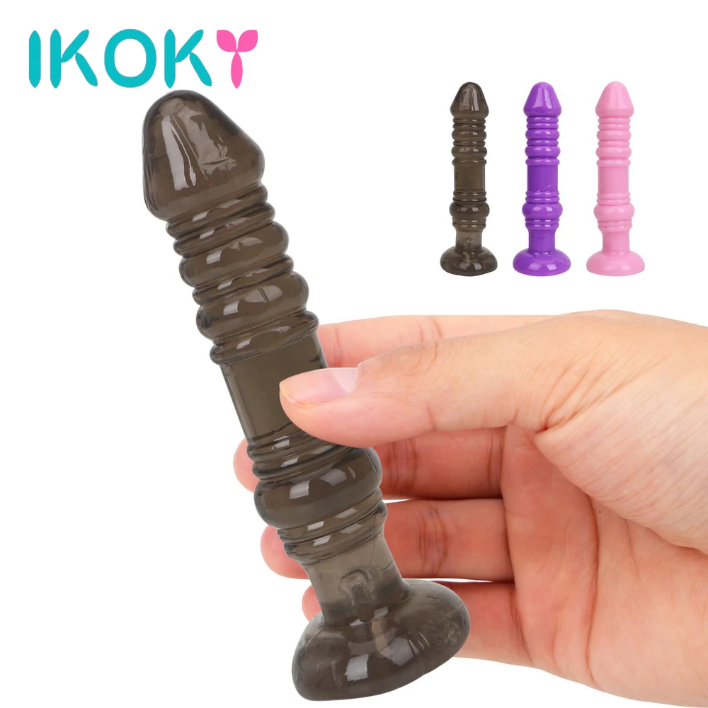IKOKY Anal Plug font b Dildo b font Butt Plug Anal Stimulator Sex Toys for Women