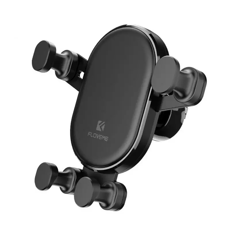 Автомобильный держатель Gravity Air Outlet клип 360 Вращающийся мобильный навигатор регулируемая рама пряжка Тип Быстрая зарядка Индукционная подставка