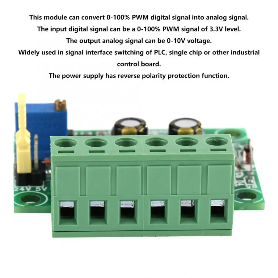 3 P 5V V PWM сигналов до 0 10V Напряжение конвертер D/A аналогово цифровой блок