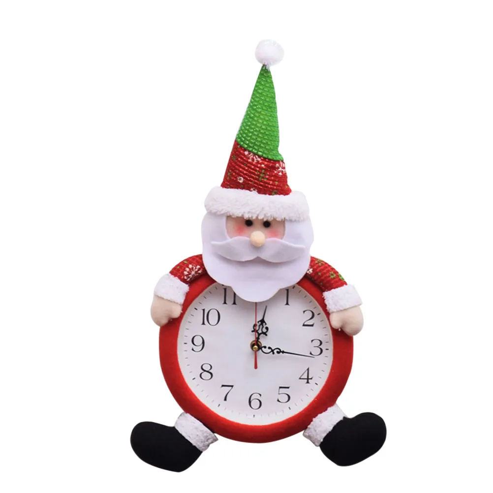 

1PC Fashion Durable Alarm Clock Christmas Snowman Hanging Electronic Clock
