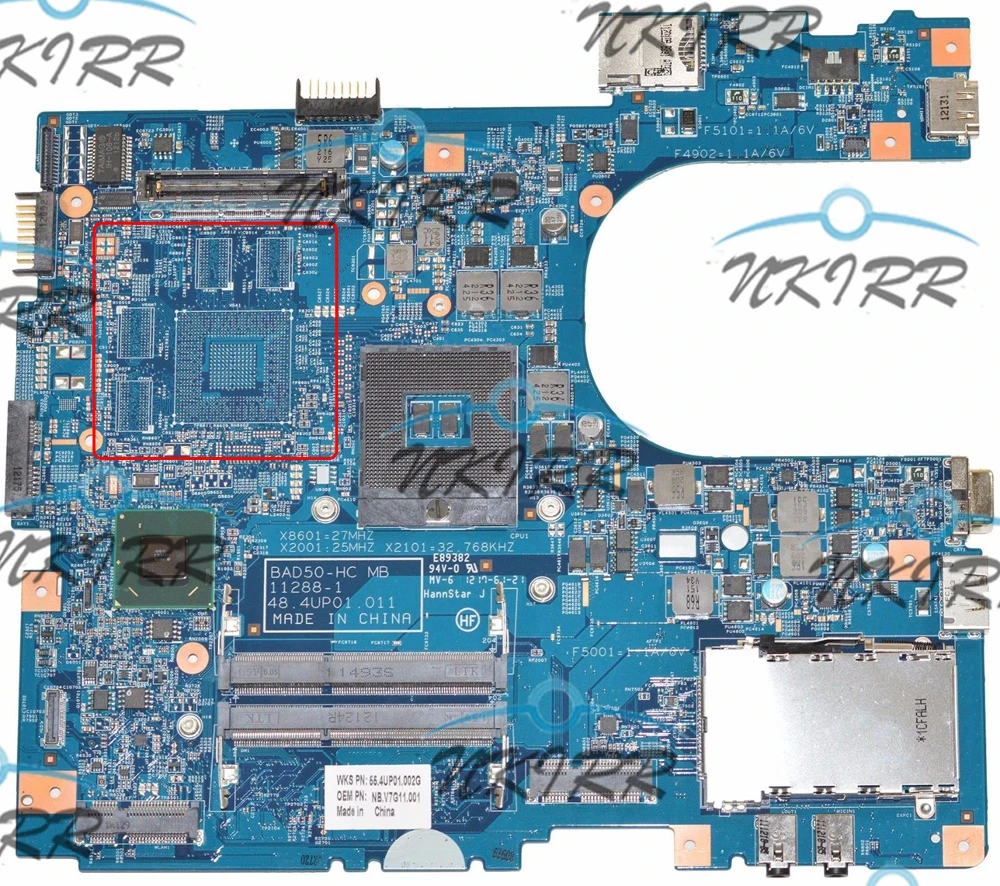 BAD50 HC MB 11288 1 48.4UP01.011 NB.V7G11.001 NBV7G11001 DDR3 S989 материнская плата для Acer Travelmate TMP653 MG P653